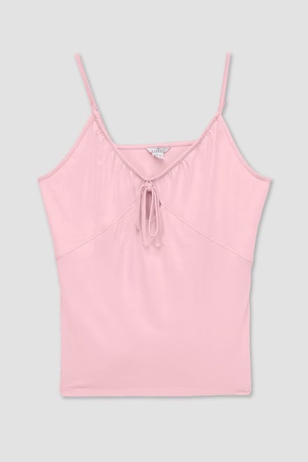 Key Hole Tie Detail Cami