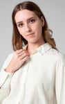 Tie-Cuff LS Viscose Shirt