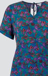Crepe Viscose Paisley Printed Maxi Dress