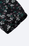 Womens Floral Print Button Front Blouse