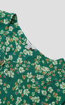 Womens Floral Print Button Front Blouse