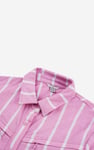 Long Sleeve Striped Smart Shirt