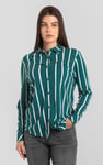 Long Sleeve Striped Smart Shirt