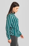 Long Sleeve Striped Smart Shirt