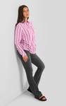 Long Sleeve Striped Smart Shirt