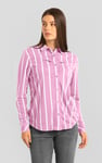 Long Sleeve Striped Smart Shirt