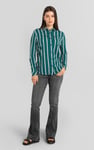 Long Sleeve Striped Smart Shirt