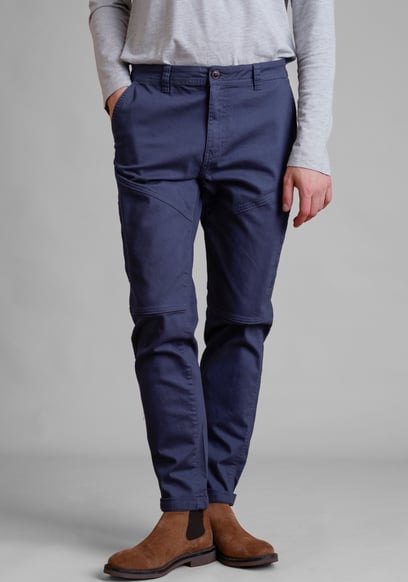 Men's Heritage Utility Cargo Trousers With Zip Detail