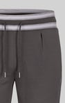 Men's Striped Rib Waistband Jersey Trouser