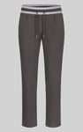 Men's Striped Rib Waistband Jersey Trouser