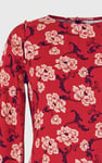 Floral Elegance Maxi Dress With Removable Sleeve