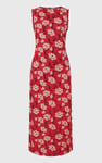 Floral Elegance Maxi Dress With Removable Sleeve