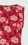 Floral Elegance Maxi Dress With Removable Sleeve