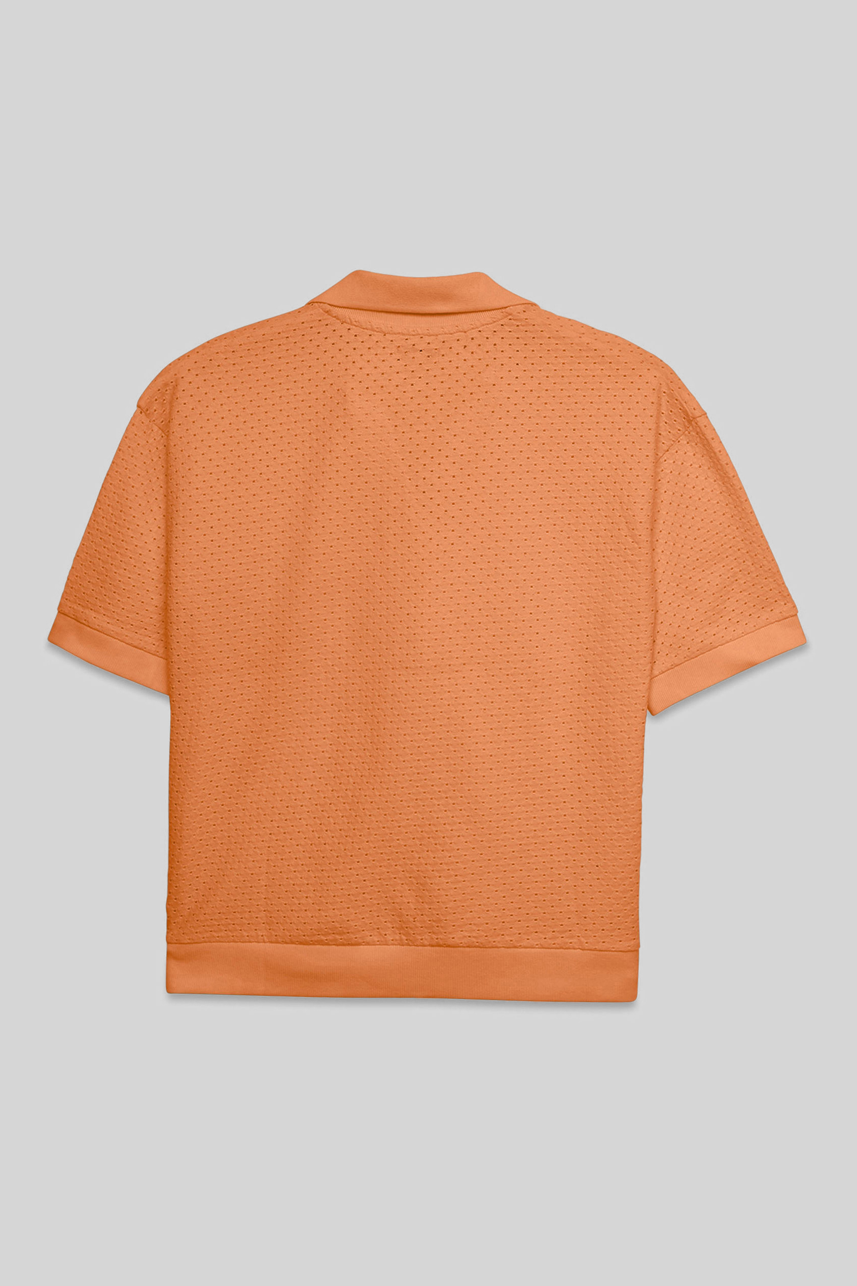 Mesh Textured Polo Shirts