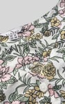 Printed Flute Sleeve Blouse