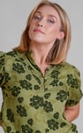 Floral Print Short Sleeve Tops