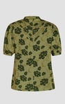Floral Print Short Sleeve Tops