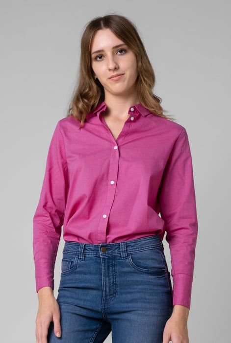 Womens Black Long Sleeve Work Shirt