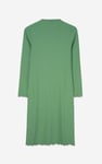 Crepe Ribbed Bodycon Midi Dress