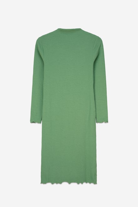 Crepe Ribbed Bodycon Midi Dress