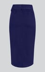 Button Detail Midaxi Skirt with Buckle Belt