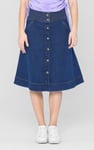 A-Line Midi Skirt