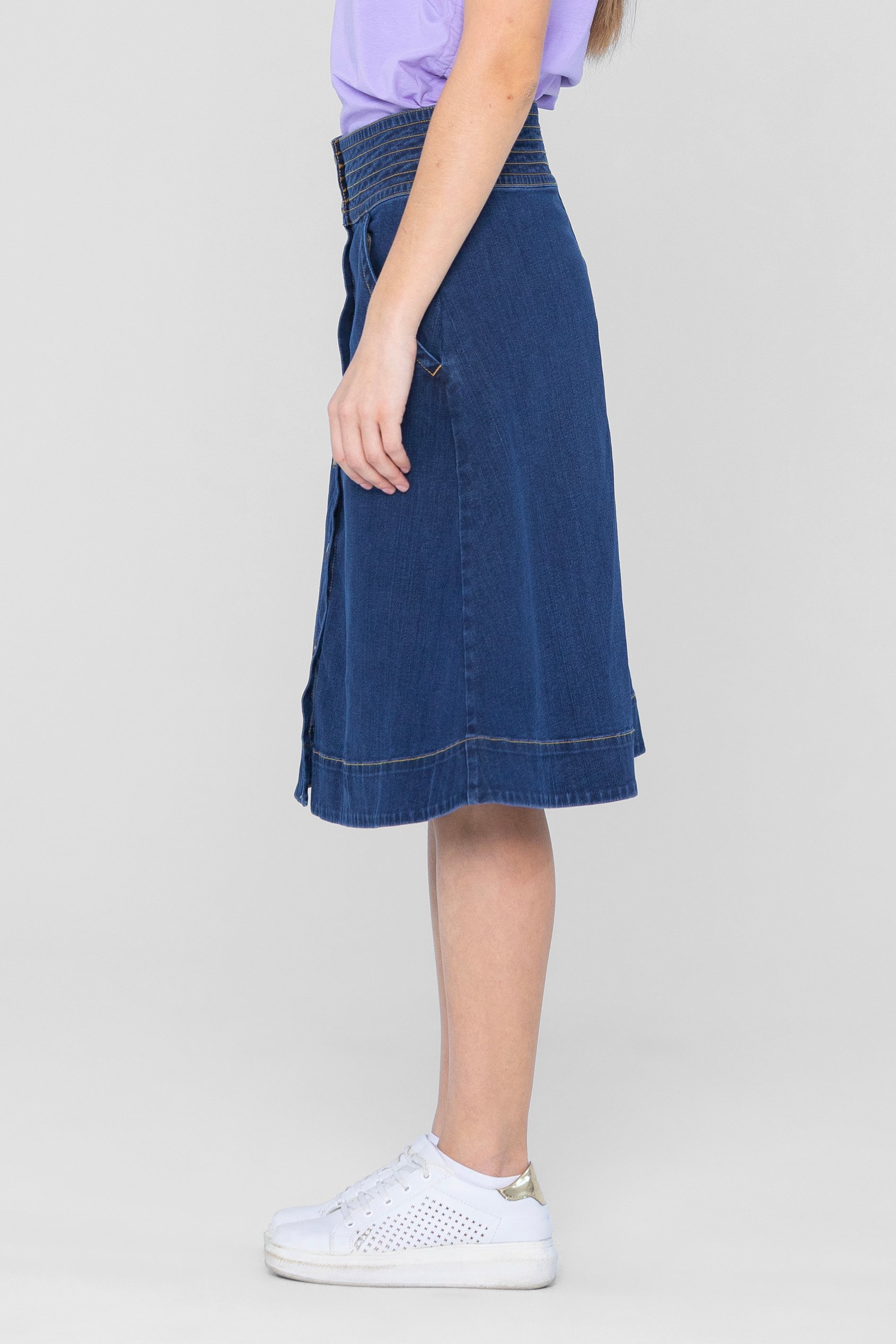 A-Line Midi Skirt