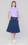 A-Line Midi Skirt