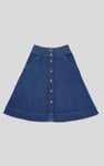 A-Line Midi Skirt