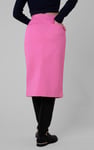 Coloured Denim Midi Skirt