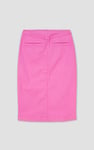 Coloured Denim Midi Skirt