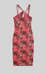 One Shoulder Floral Printed Maxi Dress