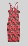 One Shoulder Floral Printed Maxi Dress