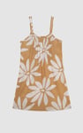 Pleated Details Double Strap Cami Dress