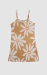 Pleated Details Double Strap Cami Dress