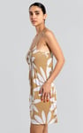 Pleated Details Double Strap Cami Dress