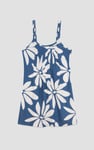 Pleated Details Double Strap Cami Dress