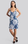 Pleated Details Double Strap Cami Dress