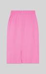 Split Back Terry Midi Skirt
