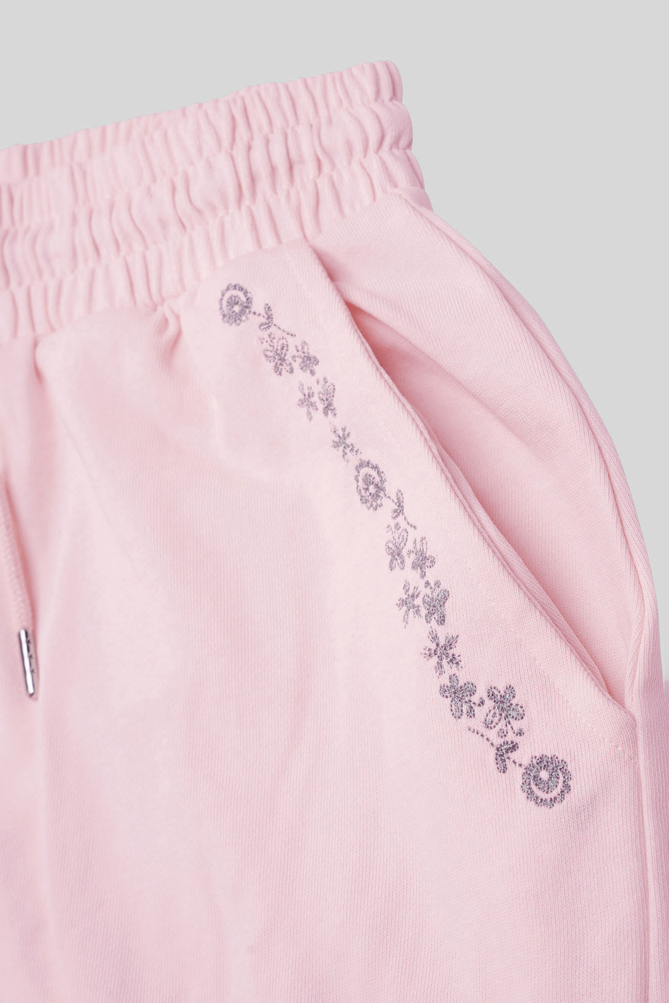 Split Back Terry Midi Skirt