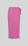 Tie Waist Wrap Maxi Skirt