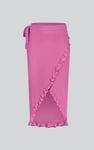 Tie Waist Wrap Maxi Skirt