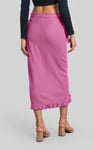 Tie Waist Wrap Maxi Skirt