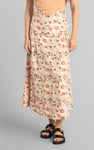 High Waist Viscose Midi Skirt