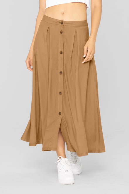 A-Line Front Button Through Skirts