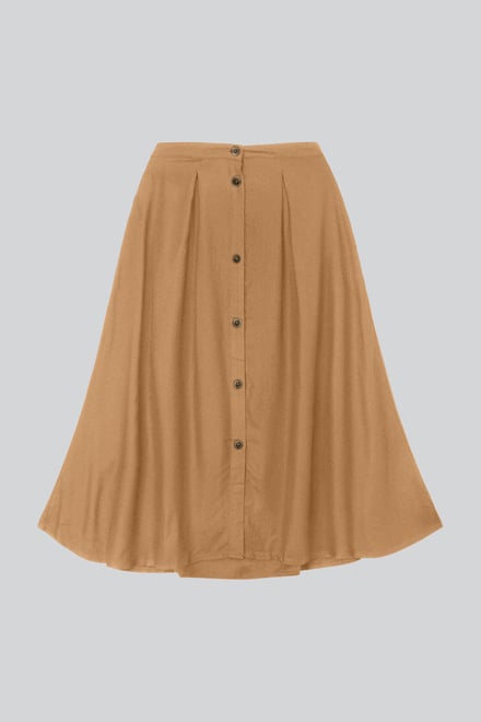A-Line Front Button Through Skirts