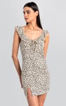 Ruffled Deep V-Neck Tie-Up Camisole