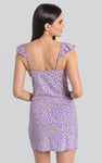 Ruffled Deep V-Neck Tie-Up Camisole
