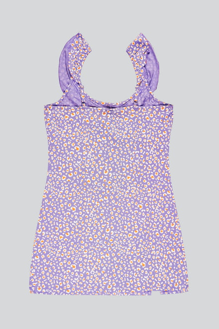 Ruffled Deep V-Neck Tie-Up Camisole