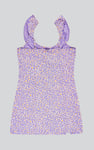 Ruffled Deep V-Neck Tie-Up Camisole